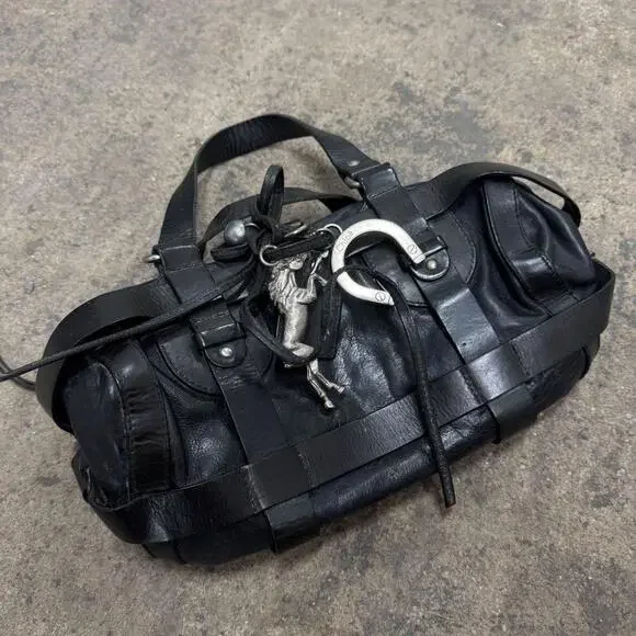 Y2K Authentic Vintage Chloé Kerala Bag - Black Leather - Picture 2 of 7